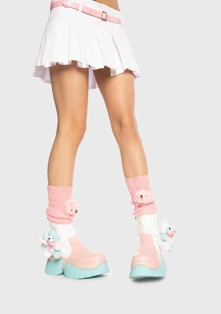 Best Sale โค๏ธ Koi Footwear Teddy Bear X Melanie Martinez Platform ๐ฅพ Boots Combat ๐ฅพ Boots ๐ 7 Koi Footwear Teddy Bear X Melanie Martinez Platform Boots Combat Boots