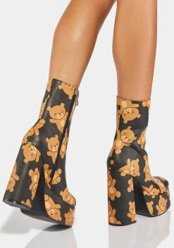 Best Sale ⌛ Koi Footwear Bungle Burden Teddy Platform 🥾 Boots Platforms ❤️ 10 Koi Footwear Bungle Burden Teddy Platform Boots Platforms