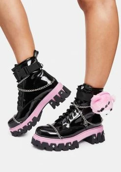 Koi Footwear Blush Hallucinations Scares Teddy Bear Boots Boots & Booties