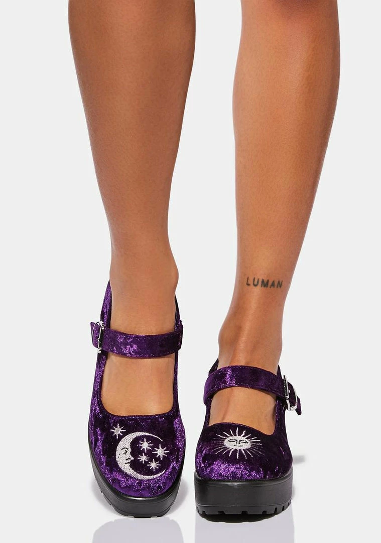 Deals 🎉 Koi Footwear Flats Della Velvet Mary Janes 🔥 5 Koi Footwear Flats Della Velvet Mary Janes