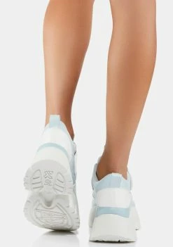Koi Footwear Blue Teddy Sura Platform Sneakers