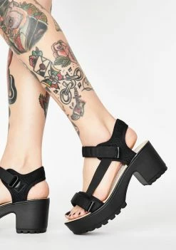 Koi Footwear Kame Strap Sandals Platforms