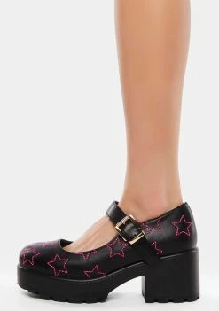 Koi Footwear Tira Diamante Mary Janes