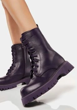 Koi Footwear Corral Military Lace-Up Boots