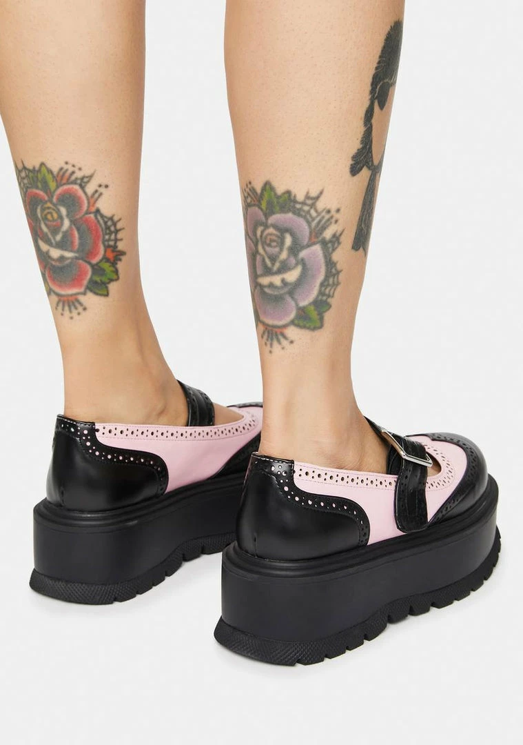 Best deal โจ Koi Footwear Platforms Pink Darkseid Mary Janes ๐ฅฐ 6 Koi Footwear Platforms Pink Darkseid Mary Janes