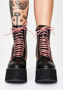 Koi Footwear Candy Enigma Platform Boots Platforms