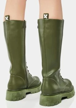 Koi Footwear Khaki River Sake Long Boots