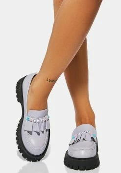 Koi Footwear Jelly Tots Ruffle Loafers Flats