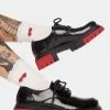 Koi Footwear Monarch Contrast Sole Oxfords Flats