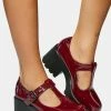 Koi Footwear Oxblood Patent Sai Mary Janes