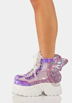 Koi Footwear Boots & Booties Wings Of A Pixie Platform Boots