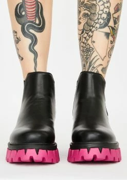 Koi Footwear Raptor Chelsea Boots Platforms