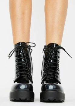 Best Sale 🎉 Koi Footwear 🥾 Boots & Booties Gin Holographic Platform 🥾 Boots 👏 8 Koi Footwear Boots & Booties Gin Holographic Platform Boots