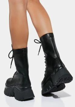 Koi Footwear Black Costal Cruiser Ankle Boots