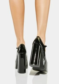 Koi Footwear Darkbloom Patent Mary Janes