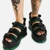 Koi Footwear Asteroid Matrix Platform Sandals Platforms