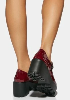 Promo ๐ Koi Footwear Oxblood Patent Sai Mary Janes ๐ฅ 9 Koi Footwear Oxblood Patent Sai Mary Janes