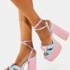 Koi Footwear Galactic Kawaii Princess Platform Heels Platforms