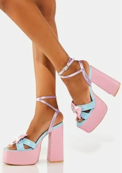 Koi Footwear Galactic Kawaii Princess Platform Heels Platforms