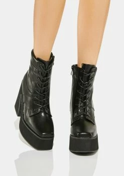 Koi Footwear Rumi Lace Up Platform Boots Boots & Booties