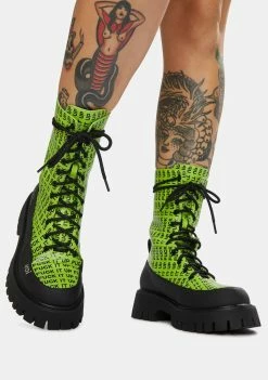 Koi Footwear F It Up Military Boots