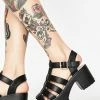 Koi Footwear Platforms SII Strappy Cleated Sandals