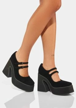 Koi Footwear Platforms Zuri Mary Jane Heels