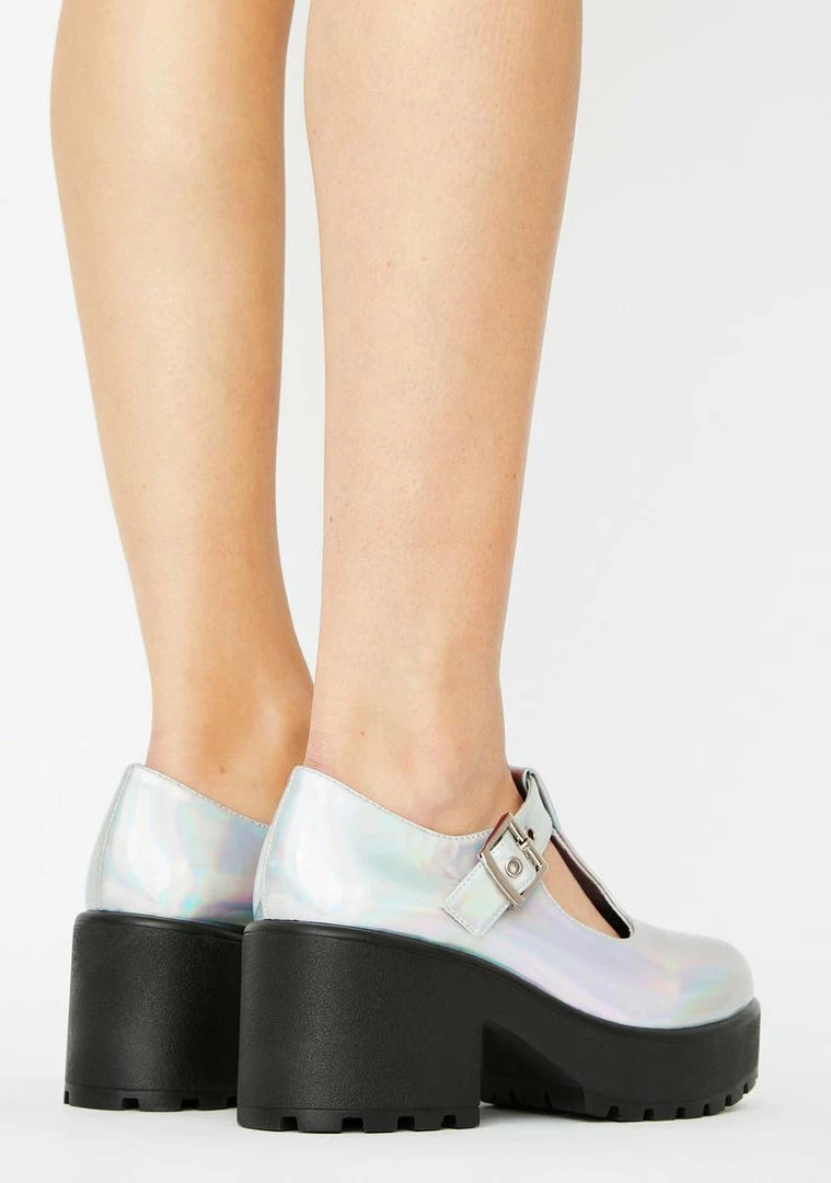 Outlet ๐ฅฐ Koi Footwear Platform Mary Janes Sai Holographic Mary Janes ๐ 6 Koi Footwear Platform Mary Janes Sai Holographic Mary Janes