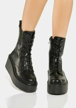 Koi Footwear Boots & Booties Talos Platform Combat Boots