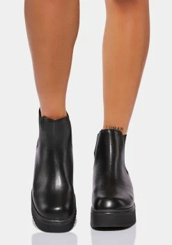 Koi Footwear Sunda Class Platform Chelsea Boots