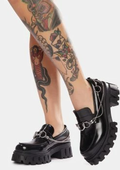 Koi Footwear Sentient Voltage Ring Loafers Platforms