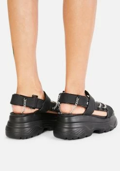 Koi Footwear Marnus Test Chain Sandals Platforms