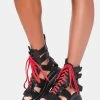 Koi Footwear Platforms Saint Lace-Up Sandals