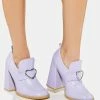 Koi Footwear Purple Delights Heeled Loafers Heels