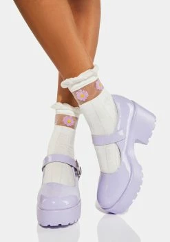 Koi Footwear Lilac Nectar Tira Mary Janes Flats