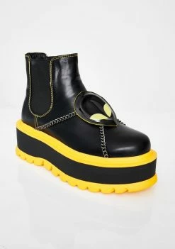 Koi Footwear Area 51 Platform Boots Platforms