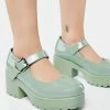 Koi Footwear Army Green Tira Mary Janes