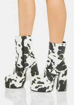 Koi Footwear Boots & Booties Penny Moo Platform Boots