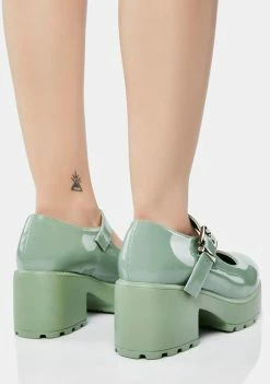 Koi Footwear Army Green Tira Mary Janes