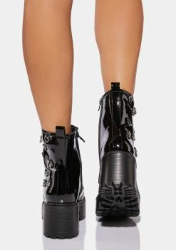 Koi Footwear Tragus Rock Combat Boots