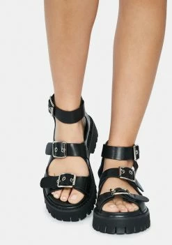 Koi Footwear Trantor Buckle Sandals