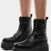 Koi Footwear Black Teeth Platform Boots