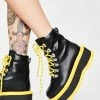 Koi Footwear Caution Hydra Matrix Platform Boots Platforms