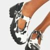Koi Footwear Nettie Cow Print Mary Janes