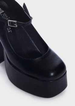 Koi Footwear Platforms Black Darkbloom Mary Janes