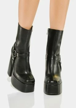 Koi Footwear Yuna Platform Boots Heeled Boots