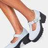 Koi Footwear Light Blue Sai Mary Janes