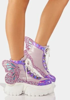 Koi Footwear Boots & Booties Wings Of A Pixie Platform Boots