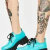 Koi Footwear Mensis Patent Oxfords Platforms