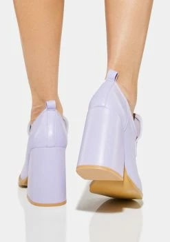 Koi Footwear Purple Delights Heeled Loafers Heels